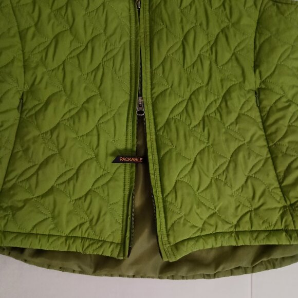 Royal Robbins Green Packable Quilted Outdoor Cottagecore Vest Women’s L - Large - Picture 7 of 16